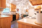 Vaulted ceilings in kitchen